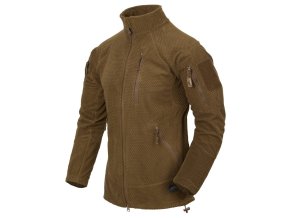 Mikina funkční fleece ALPHA TACTICAL COYOTE (velikost 3XL)
