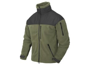Bunda CLASSIC ARMY fleece ZELENOČERNÁ (velikost 3XL)