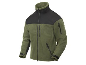 Bunda CLASSIC ARMY WINDBLOCKER ZELENÁ/ČERNÁ (velikost XS)