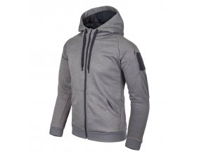 Mikina URBAN TACTICAL HOODIE ŠEDÁ MELANŽ vel.3XL