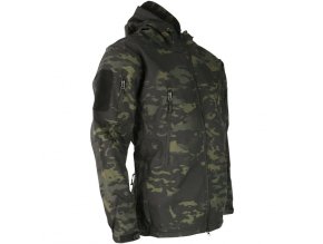 Bunda softshell TACTICAL PATRIOT maskování BTP BLACK vel.3XL