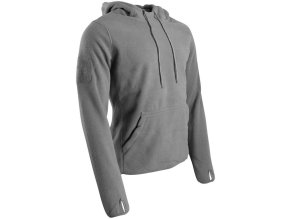 Mikina WARRIOR fleece ŠEDÁ (velikost L)