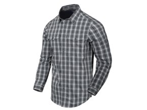 Košile COVERT dlouhý rukáv FOGGY GREY PLAID (velikost L)