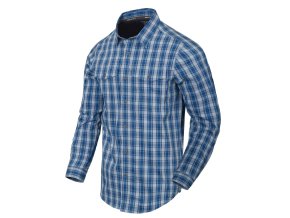 Košile COVERT dlouhý rukáv OZARK BLUE PLAID (velikost S)