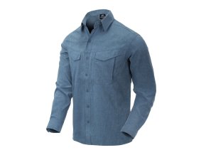 Košile DEFENDER Mk2 dl. rukáv MODRÁ MELANŽ (velikost 3XL)