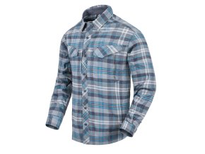 Košile DEFENDER Mk2 PILGRIM kostkovaná MODRÁ (velikost 3XL)