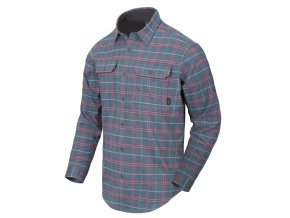 Košile GREYMAN dlouhý rukáv GRAPHITE PLAID (velikost S)