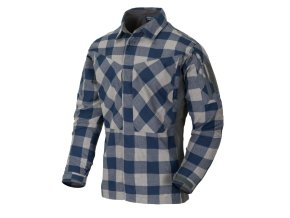 Košile MBDU flanel SLATE BLUE CHECKERED (velikost S)