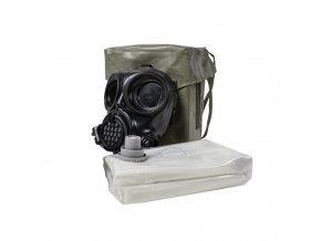 Maska plynová OM-90 + oblek JP-90 v použité brašně vel.1