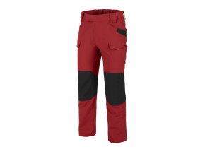 Kalhoty OUTDOOR TACTICAL® softshell ČERVENÉ/ČERNÉ (velikost 3XL-L)