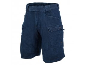 Kraťasy UTS URBAN TACTICAL 11" rip-stop riflové DENIM MODRÉ