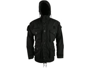 Bunda dlouhá SMOCK SAS-style ČERNÁ (velikost L)