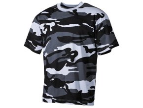 Triko kr.rukáv bavlněné US SKY BLUE CAMO (velikost 3XL)
