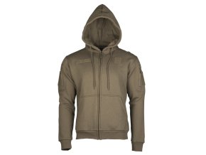 Mikina TACTICAL se zipem RANGER GREEN (velikost 3XL)