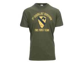 Triko 1st CAVALRY DIVISION ZELENÉ (velikost L)