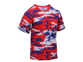 Triko TRIKOLORA CAMO (ČERVENO-MODRO-BÍLÉ) (velikost 3XL)