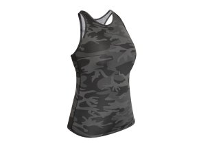 Tílko dámské WORKOUT BLACK CAMO (velikost L)
