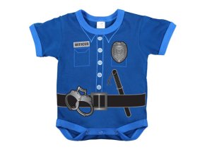 Body dětské POLICE UNIFORM MODRÉ (velikost 12-18)