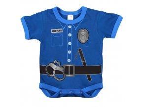 Body detské POLICE UNIFORM Modré