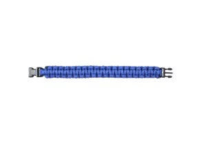 Náramek SURVIVAL PARACORD MODRÝ (velikost 10)