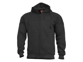 Mikina LEONIDAS 2.0 ČERNÁ (velikost 3XL)