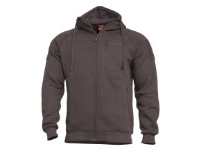 Mikina LEONIDAS 2.0 TERRA BROWN (velikost 3XL)