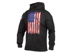 Mikina CONCEALED CARRY s kapucí US vlajka BAREVNÁ (velikost 3XL)