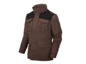 Bunda COVERT M65 EARTH BROWN/ČERNÁ (velikost 3XL)