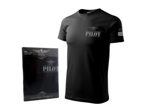 Triko PILOT ČERNÉ (velikost L)