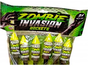 Pyrotechnika Rakety Zombie Invasion 21ks - POUZE OSOBNÍ ODBĚR