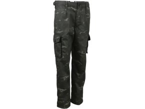 Kalhoty dětské maskování BTP BLACK (velikost 11-12)
