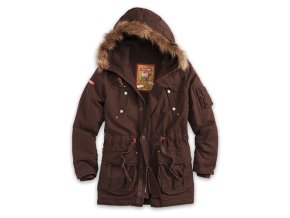 Bunda - parka TROOPER SUPREME HNĚDÁ (velikost S)