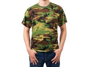 Triko funkční Moisture Wicking krátký rukáv WOODLAND (velikost 3XL)