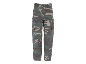 Kalhoty dětské CARGO stonewashed WOODLAND (velikost 110-116)