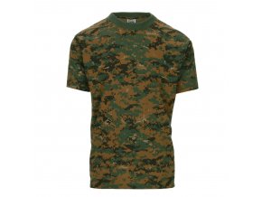 Triko krátký rukáv 101 INC DIGITAL WOODLAND MARPAT