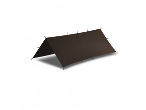 Plachta bivakovací SUPERTARP® malá EARTH BROWN