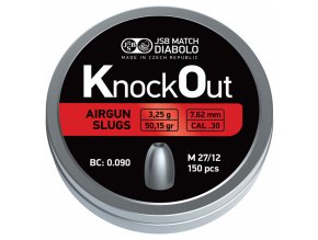 Diabolo JSB KnockOut Slugs .30 150ks cal.7,62mm