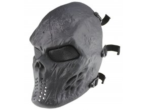 Maska Wosport Lron Blooded Skull black