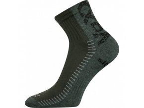 Ponožky REVOLT bavlněné ZELENÉ