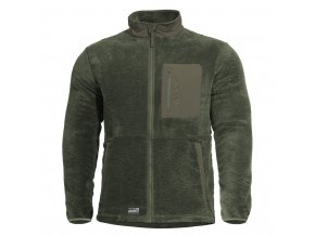 Mikina GRIZZLY FULL-ZIP ZELENÁ