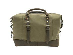 Taška cestovní CARRY-ON plátěná ZELENÁ
