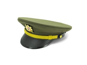 Čepice / Brigadýrka ČS se zlatým odznakem ZELENÁ (velikost 54)