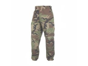 Kalhoty US BDU polní WOODLAND kepr použité (velikost XS-L)