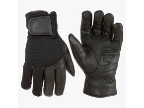 Rukavice SPECIAL OPS kožené ČERNÉ (velikost L)