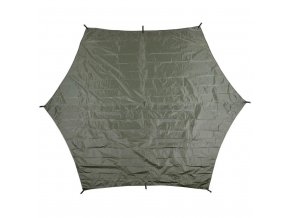 Plachta nepromokavá Hexagon-Tarp 3,4 x 3,1 m ZELENÁ