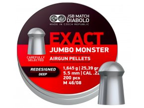 Diabolo JSB Exact Jumbo Monster Deep Redesigned 200ks cal.5,52mm