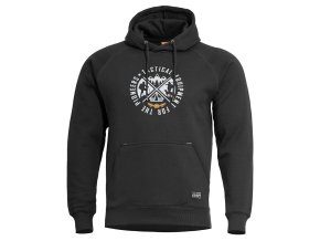 Mikina PHAETON TACTICAL EQUIPMENT s kapucí ČERNÁ (velikost 3XL)