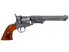 Replika revolver Confederate, nikl, USA 1860