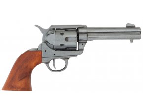 Replika revolver Colt Peacemaker 4,75", nikl, USA 1873