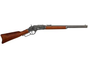 Replika puška Winchester Carbine 73, nikl, USA 1873